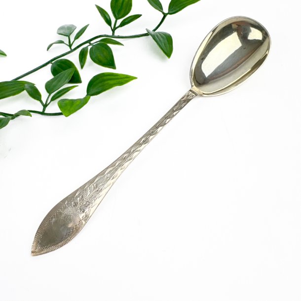 Elegant vintage marmeladeske s�lvplet