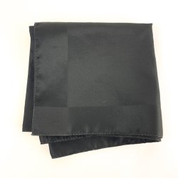 Schwarzes Satin Tuch