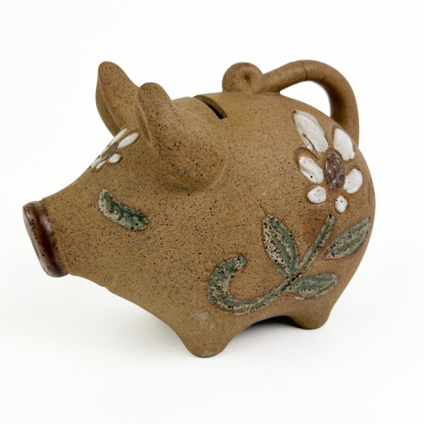 Vintage sparegris i stent�j