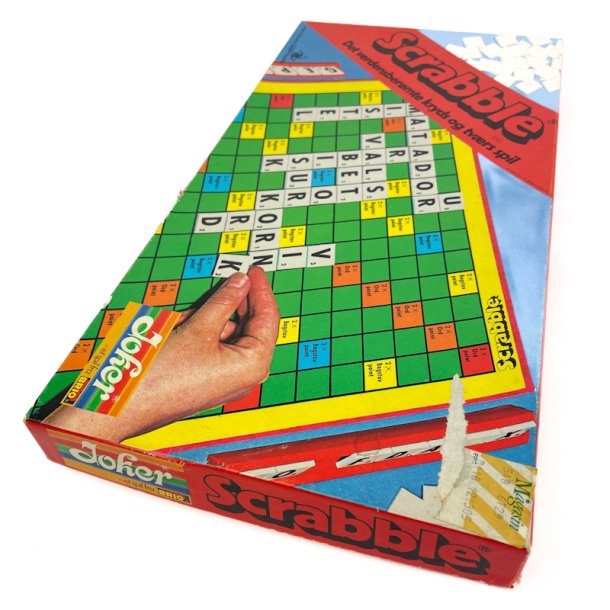 Retro Scrabble spil