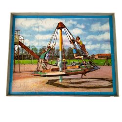 Engelsk retro legeplads puslespil
