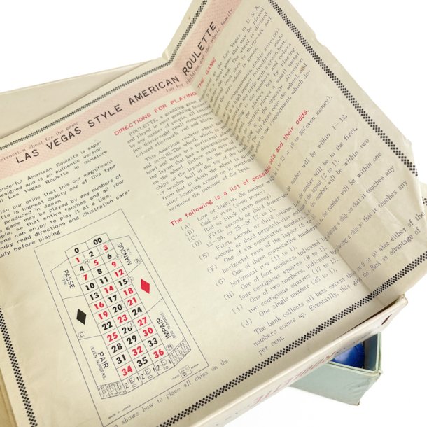 Komplet retro roulettespil