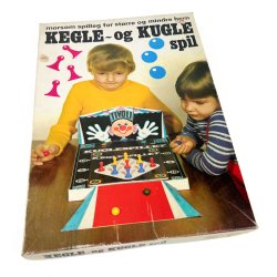 Kegle- og kuglespil retro