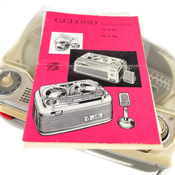 Komplet Geloso G268 vintage spoleb�ndoptager