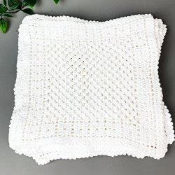 Zwlf gehkelte Vintage-Servietten