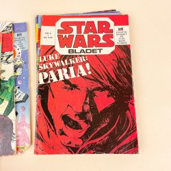 Elleve vintage Star Wars-blade nr. 1�11