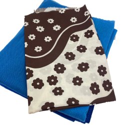 Stor farverigt retro stofpakke