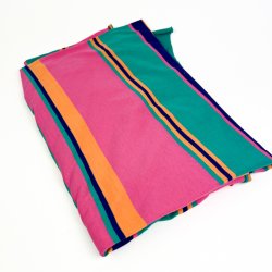 Pink stribet retro bomuldsjersey