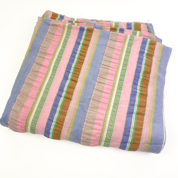 Pastelstribet retro b�k og b�lge stof