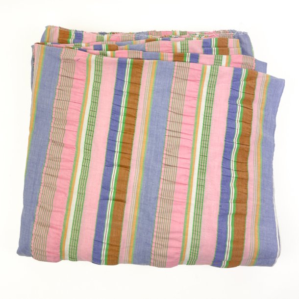 Pastelstribet retro b�k og b�lge stof