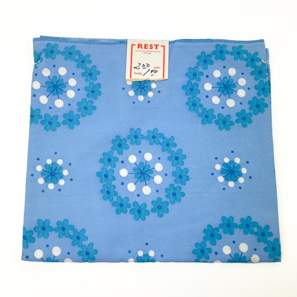 Bl�t vintage stof med blomster