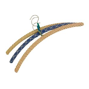 Tre m�nstrede vintage stofb�jler