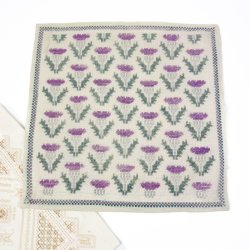 Tre broderede vintage pudebetr�k