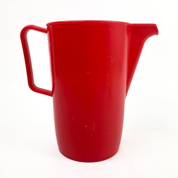 Groe rote Retro Rhrkanne