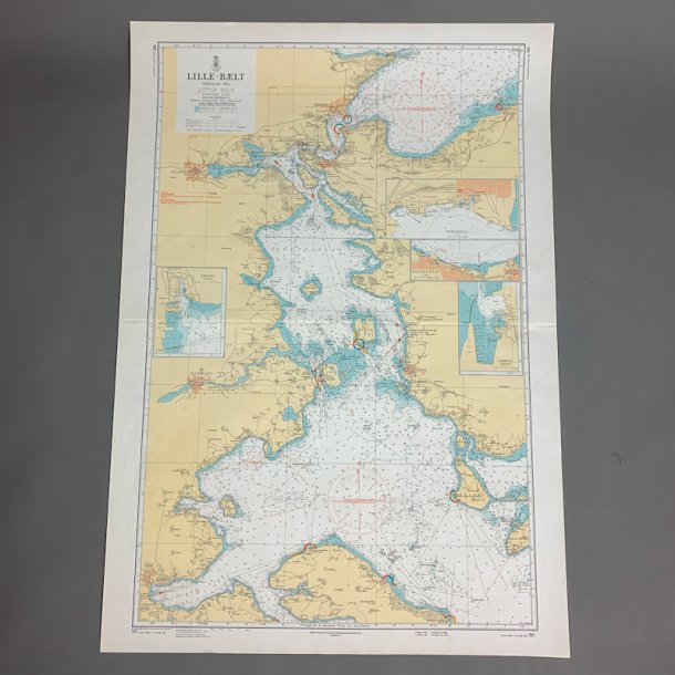 Stort gammel s�kort � Lilleb�lt