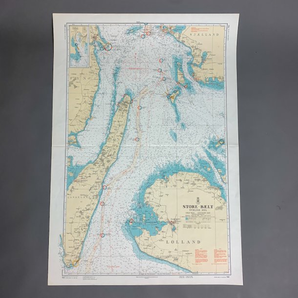 Stort gammel s�kort � Storeb�lt Syd