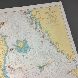 Stort gammel s�kort � Kattegat