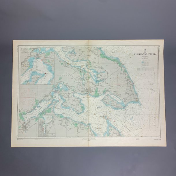 Gammel s�kort � Flensborg Fjord