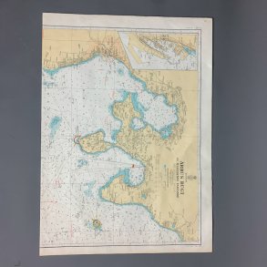 Gammel s�kort � �rhus Bugt