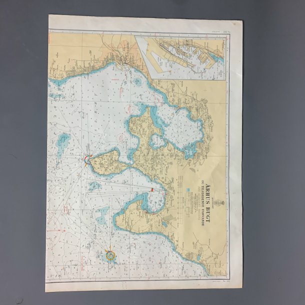 Gammel s�kort � �rhus Bugt