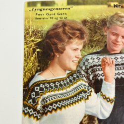 Vintage isl�nder strikkeopskrift