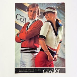 Vintage tennisbluse strikkeopskrift