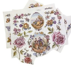 Farverige retro strygem�rker