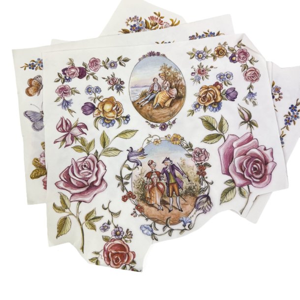 Farverige retro strygem�rker