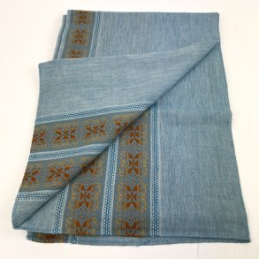 Bl� m�nstret vintage dug 150 cm