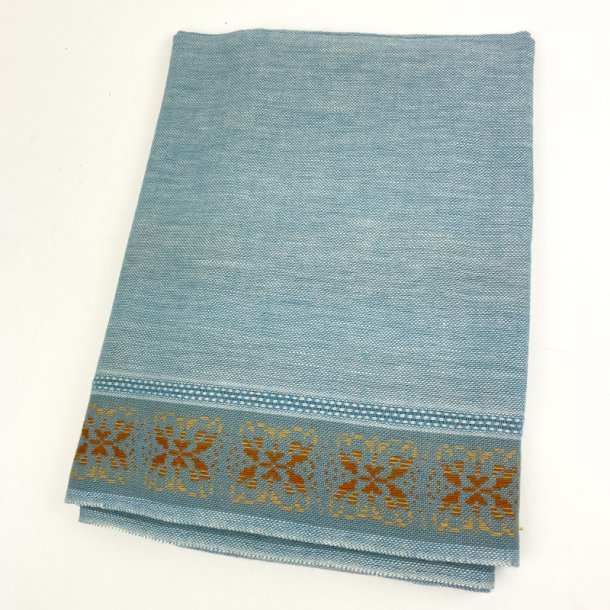 Bl� m�nstret vintage dug 150 cm