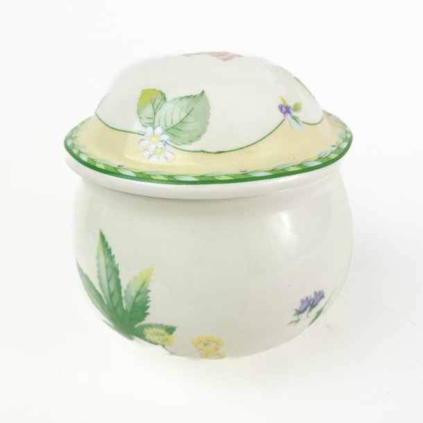 Vintage sukkersk�l med blomster