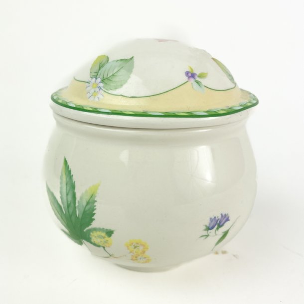 Vintage sukkersk�l med blomster