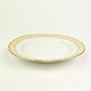 Royal Copenhagen Creme Svejfet middagstallerken