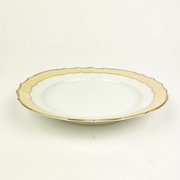 Royal Copenhagen Creme Svejfet middagstallerken