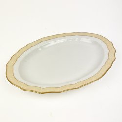 Royal Copenhagen Creme Svejfet serveringsfad