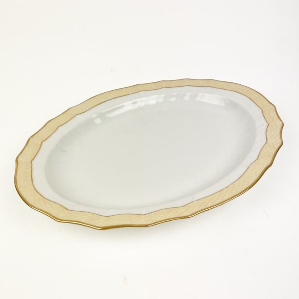 Royal Copenhagen Creme Svejfet serveringsfad