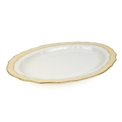 Royal Copenhagen Creme Svejfet serveringsfad