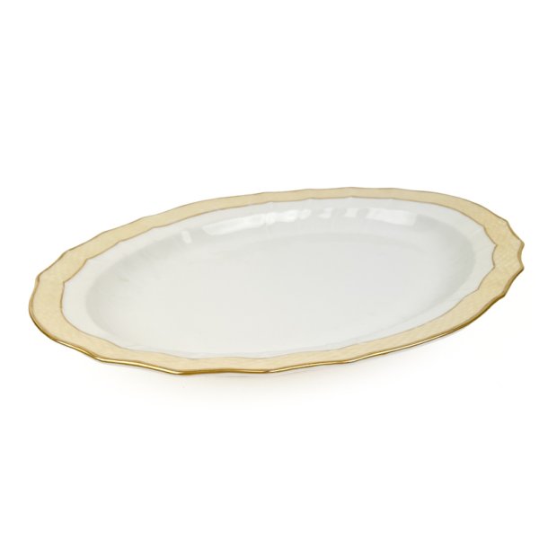 Royal Copenhagen Creme Svejfet serveringsfad