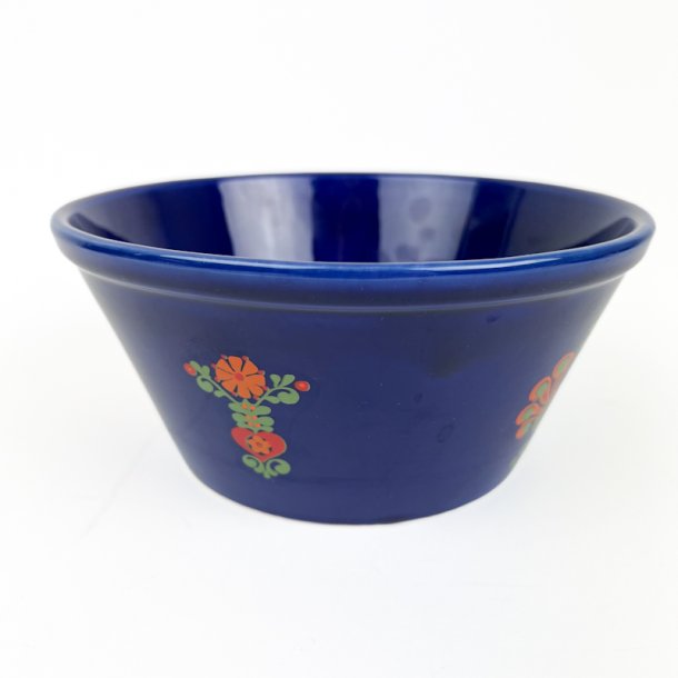 Bl� svensk vintage folkesk�l - 20 cm