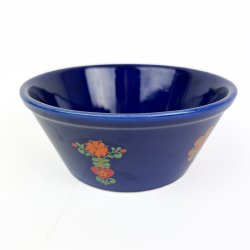 Bl� svensk vintage folkesk�l - 16 cm