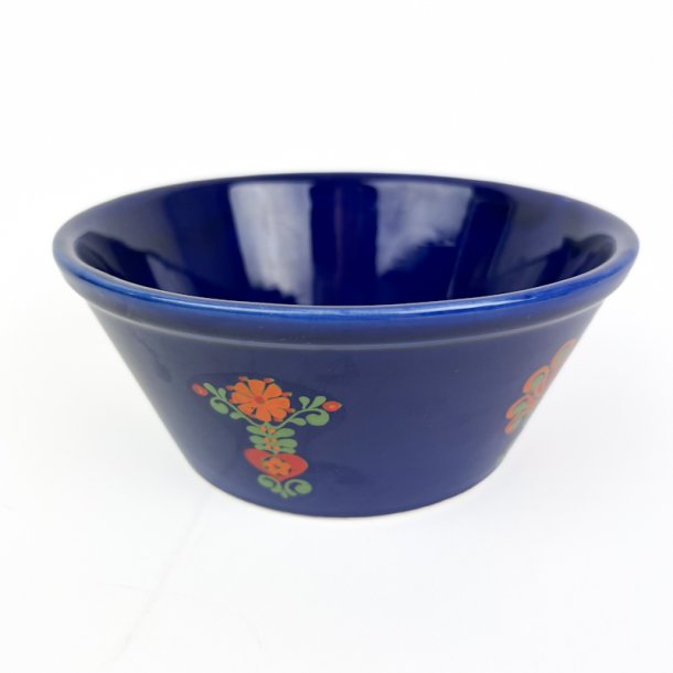 Bl� svensk vintage folkesk�l - 16 cm