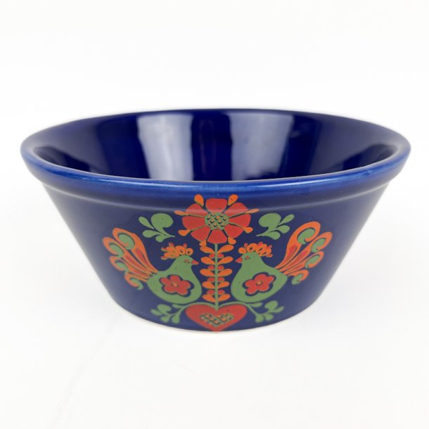 Bl� svensk vintage folkesk�l - 16 cm