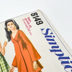 Vintage tunika og bukser sym�nster str. 40