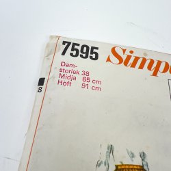 Vintage nederdel sym�nster str. 38