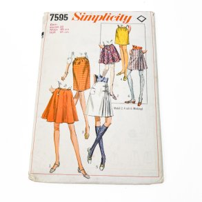 Vintage nederdel sym�nster str. 38