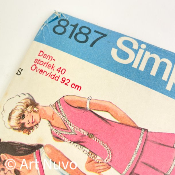 Vintage sym�nster til sommert�j str. 40