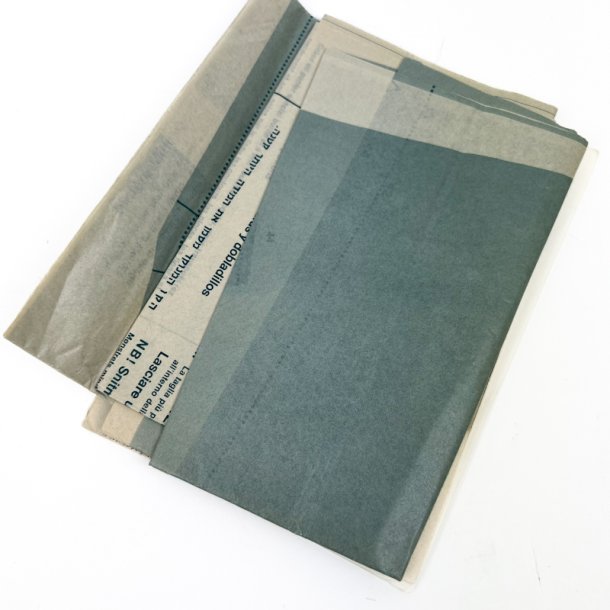 Vintage sym�nster kjole bluse - Str 38/40 + 42