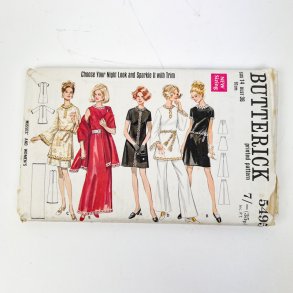 Vintage festkjole sym�nster str. 40