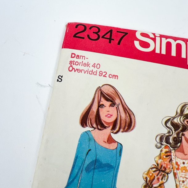 Vintage kjole sym�nster str. 40