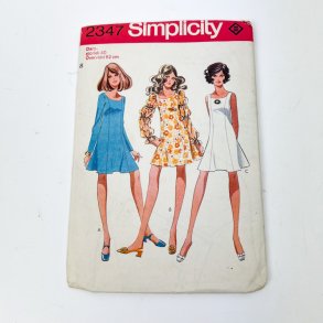 Vintage kjole sym�nster str. 40